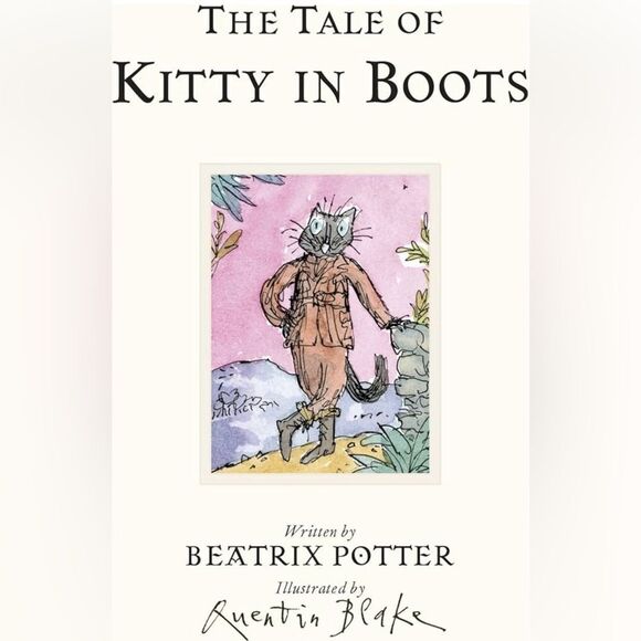 Children’s The Tale of Kitty in Boots Book by Beatrix Potter Hardcover with CD - Picture 1 of 10